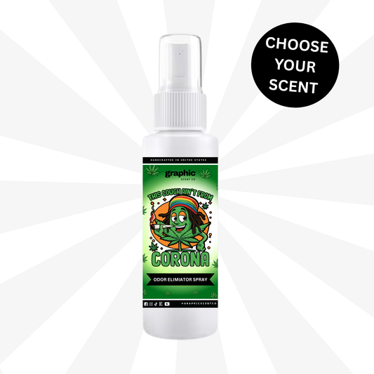 Adult (18+) This Cough Isn't From Corona Odor Eliminator Spray | Room + Linen Spray | Bathroom Spray | Car Freshener