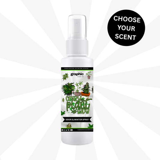 Adult (18+) Crazy Plant Lady Odor Eliminator Spray | Room + Linen Spray | Bathroom Spray | Car Air Freshener